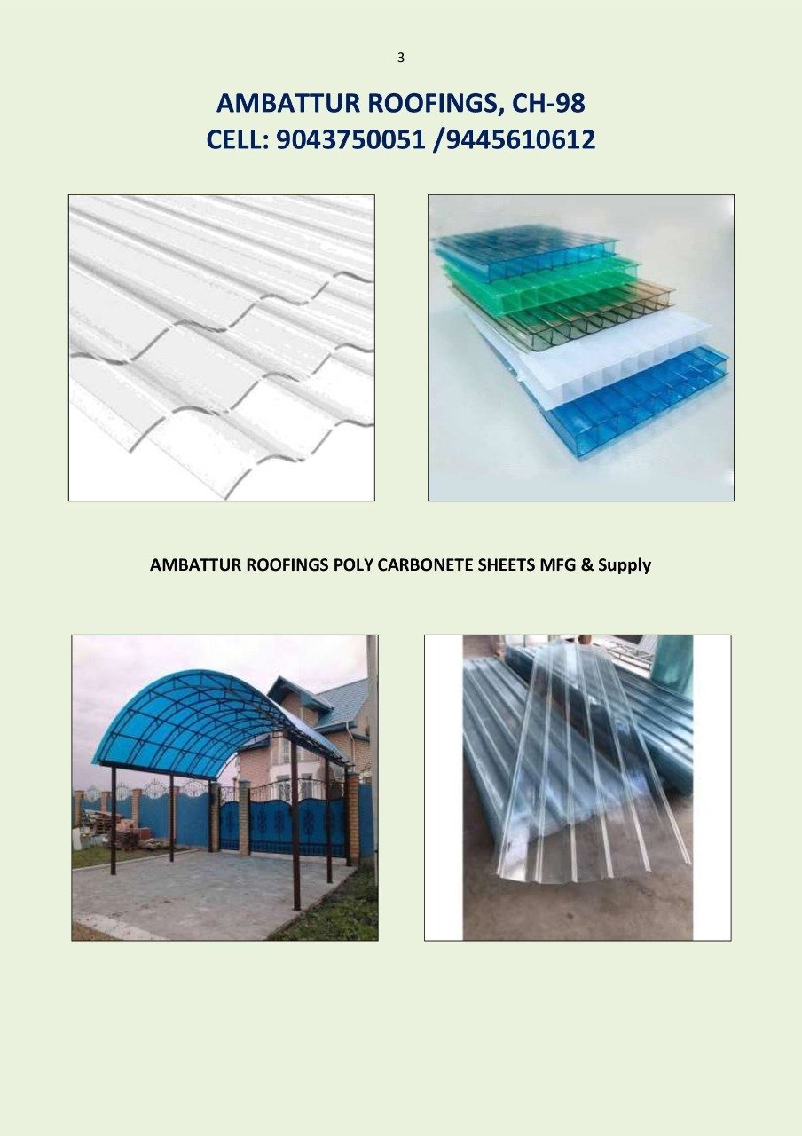 Ambattur Roofings - Quality Roofing Solutions